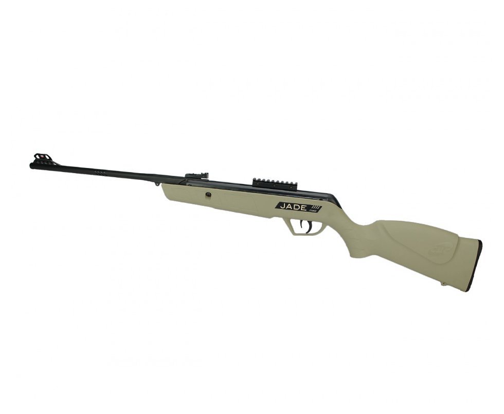 Carabina De Pressão Cbc Jade Mais Oxidada Tan 5,5 Mm