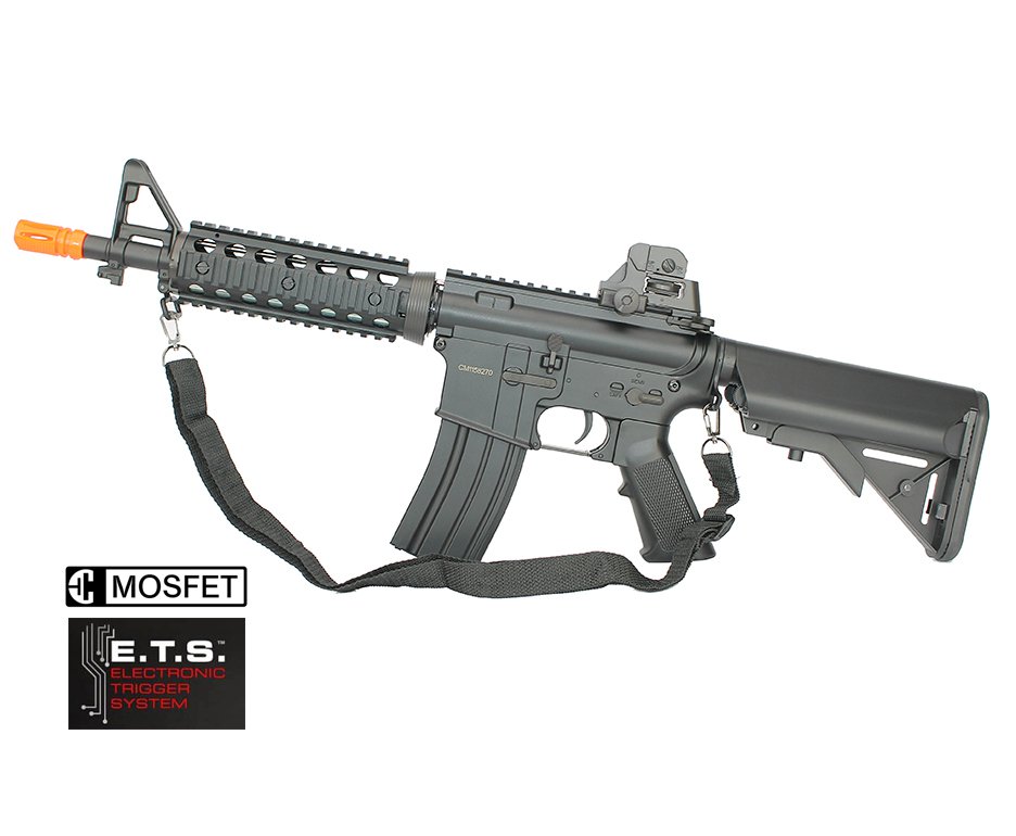 Rifle De Airsoft Cyma M4 Cqb Ris Et Mosfet News Cm506s 6mm Bivot