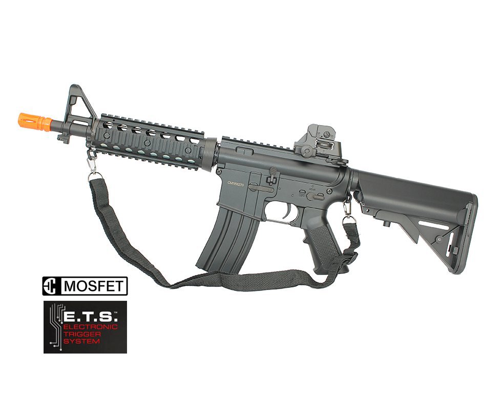 Rifle De Airsoft Cyma M4 Cqb Ris Et Mosfet News Cm506s 6mm Bivot