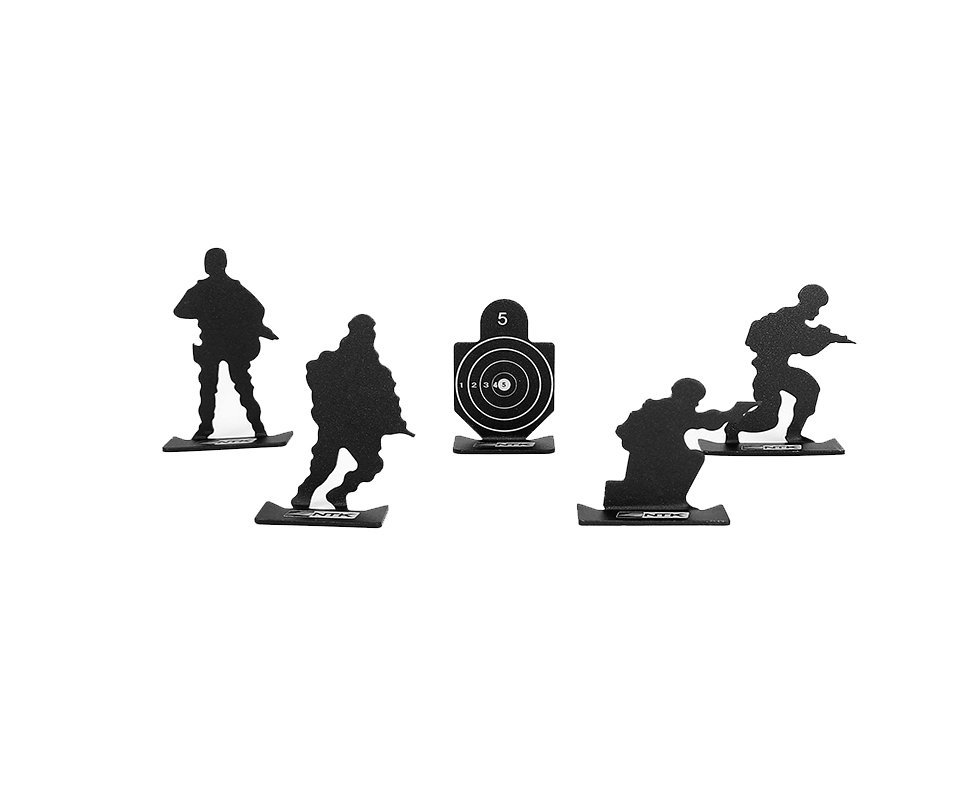 Conjunto De 5 Mini Alvos Para Airsoft - Nautika