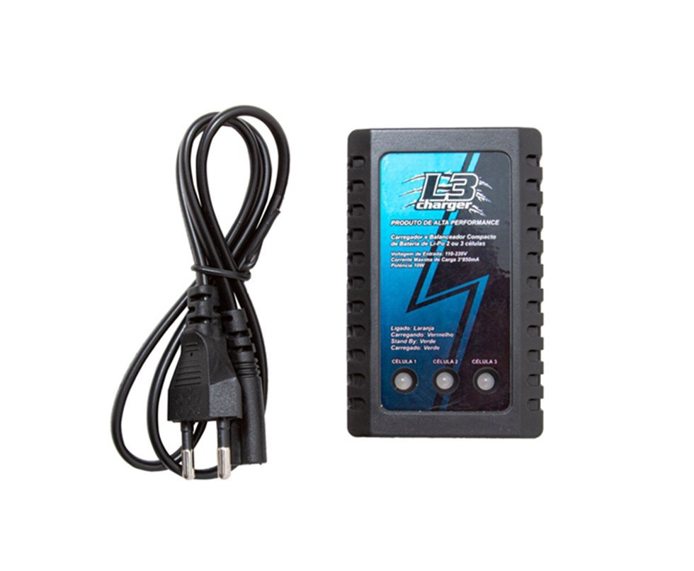 Carregador De Airsoft Baterias Lipo L3pro Bivolt - Leão