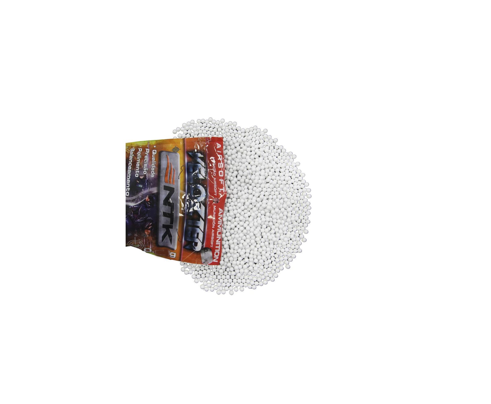 Esfera Munição Bbs Para Airsoft Velozter 0,28g Com 3500unds - Ntk