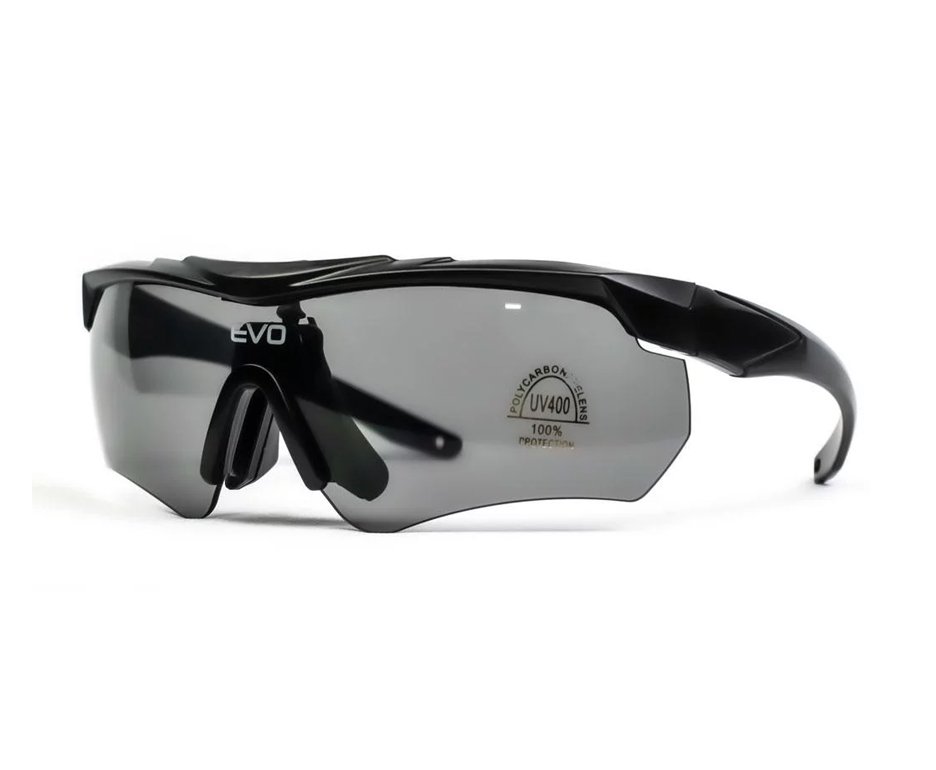 Oculos De Proteção De Tiro G034bk Kit 3 Lentes Sport Glasses - Evo Tactical