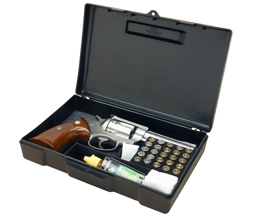 Maleta Case 804 Para Pistola Ou Revólver Com Porta Munição - Mtm