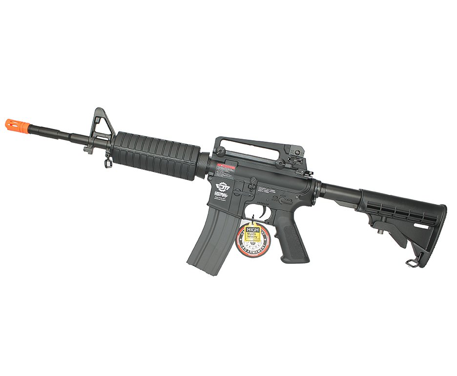 Rifle De Airsoft G&g Cm16 Carbine 6.0mm Aeg G&g + Bateria Lipo 7.4 + Carregador Bivolt