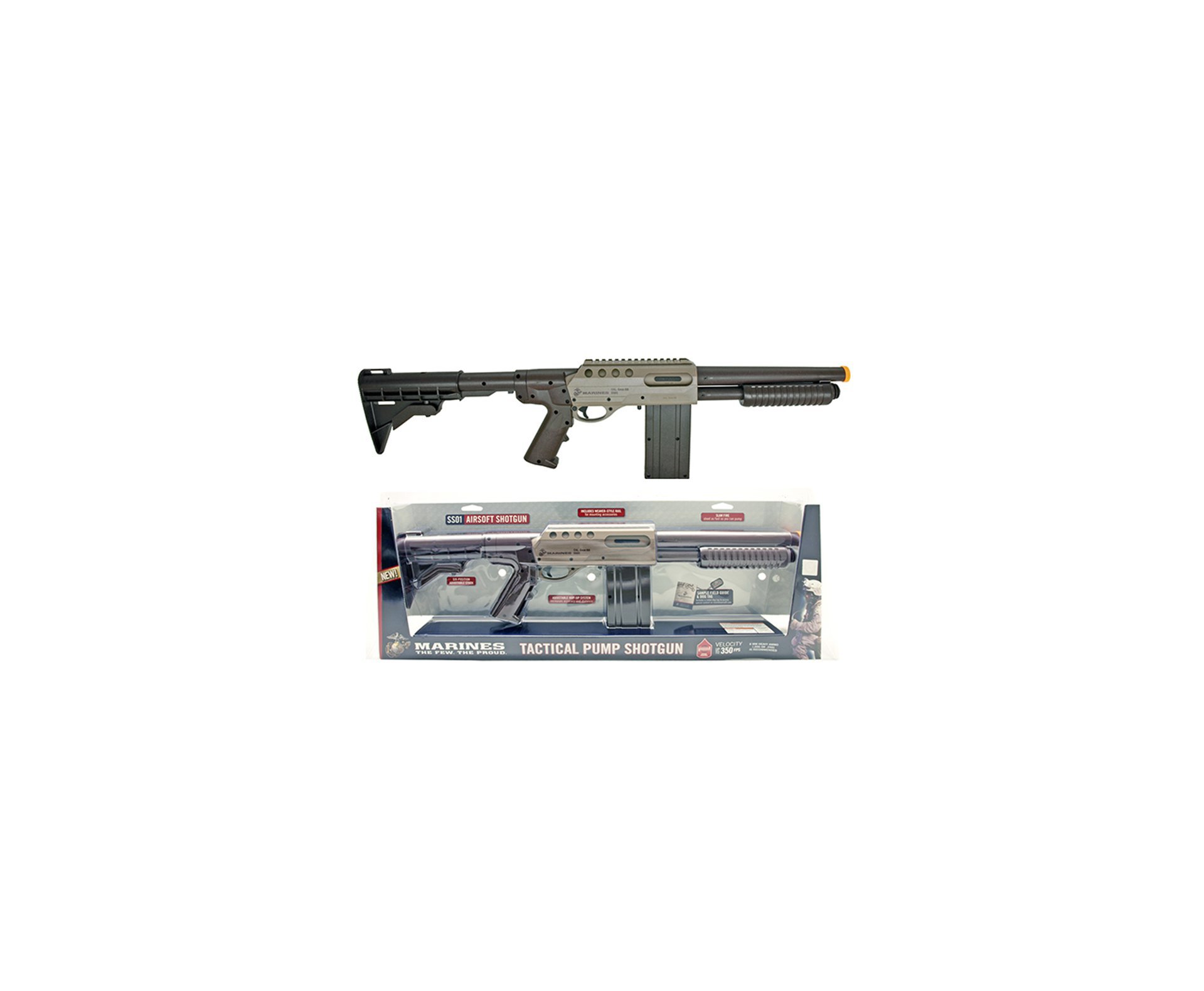Rifle De Airsoft Pump Shotgun Crosman Ss01 6mm