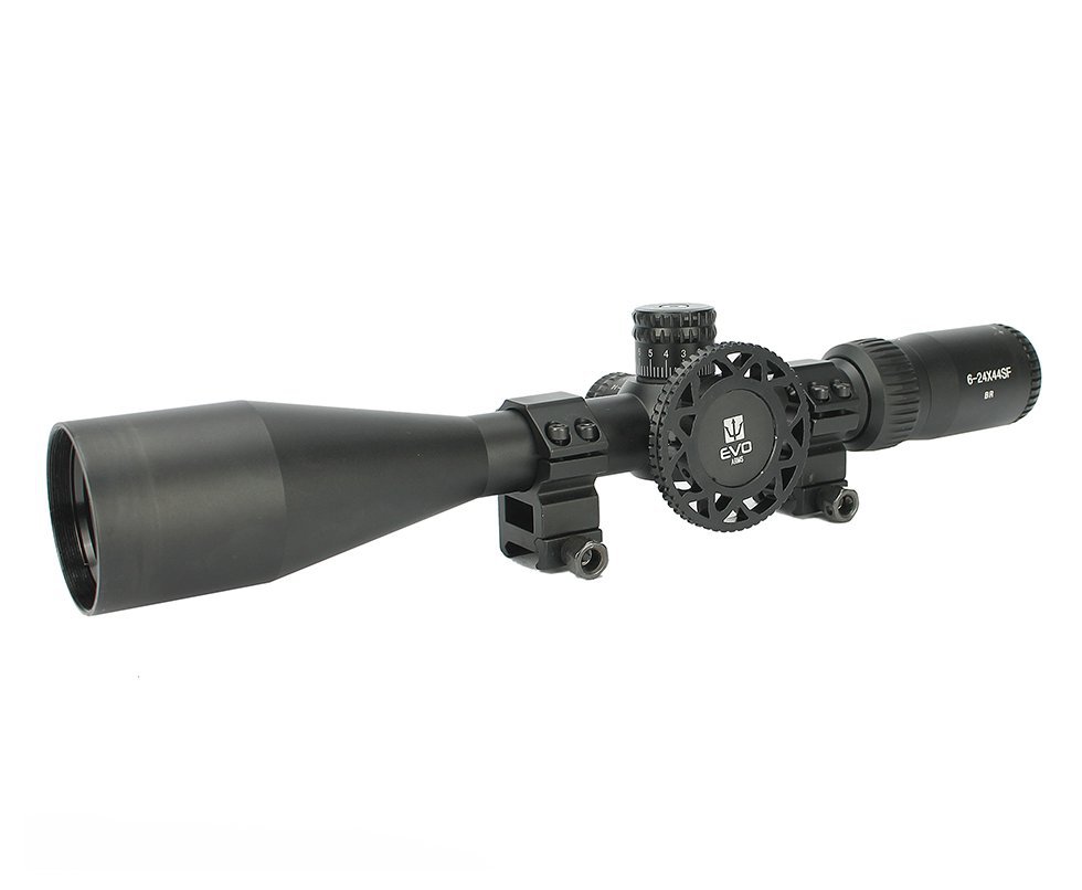 Luneta Evo 6-24x44 Sf Sidewinder With Wheel Com Paralax Regulável Tipo Roldana