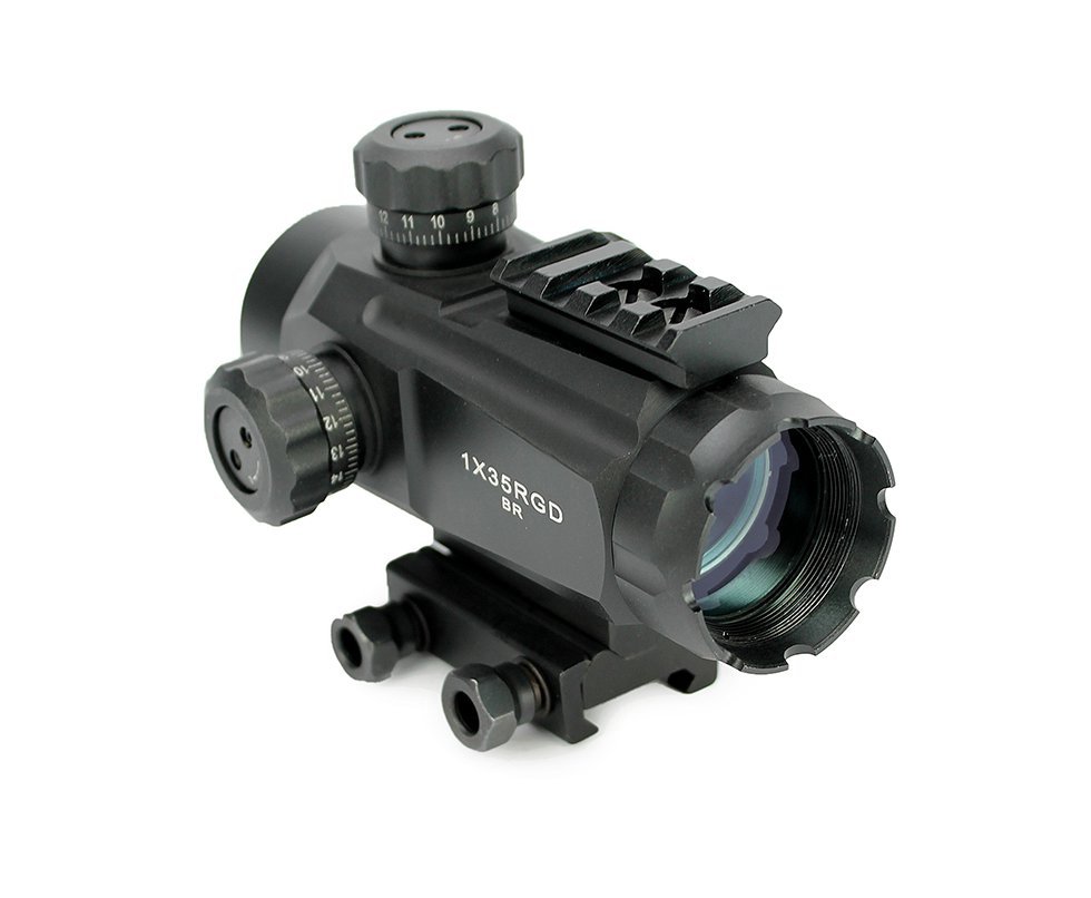 Red Dot Tatico 1x35 Rgd Para Armas De Fogo 20mm - Evo Arms