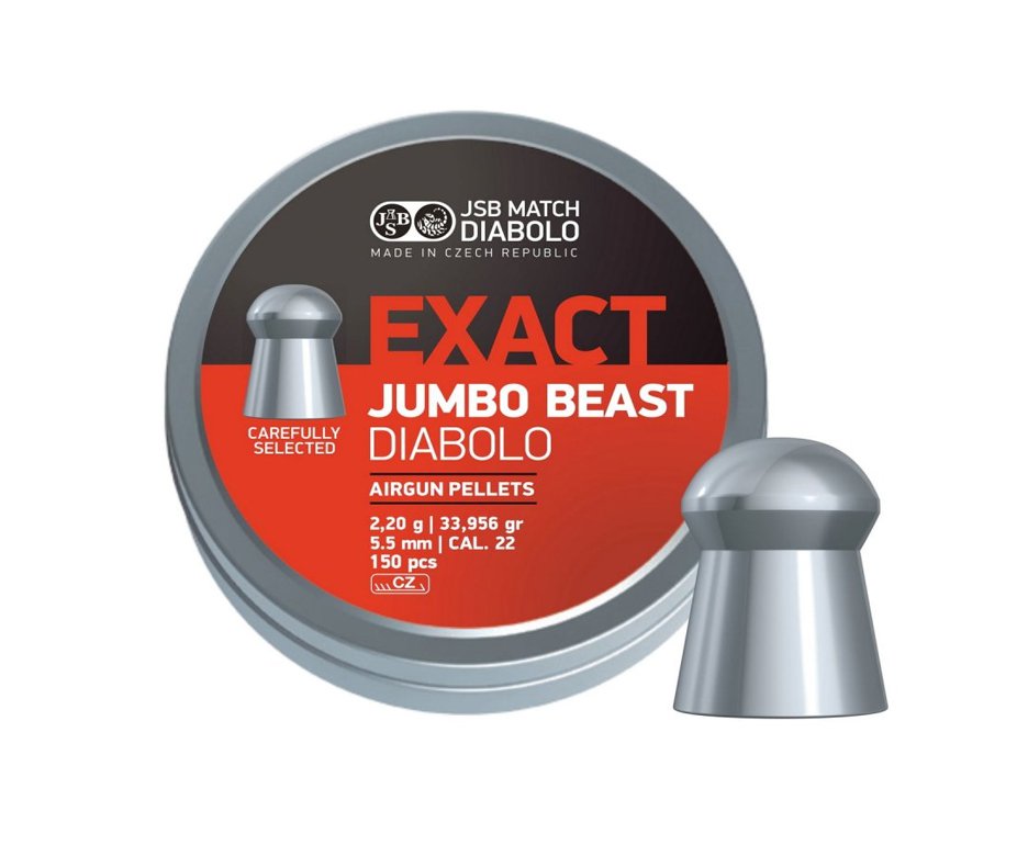 Chumbinho Jsb Diabolo Jumbo Exact Beast 5.5mm (150 Und)