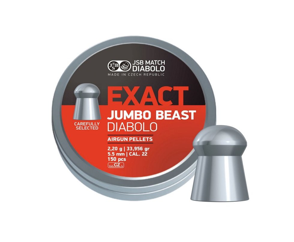 Chumbinho Jsb Diabolo Jumbo Exact Beast 5.5mm (150 Und)
