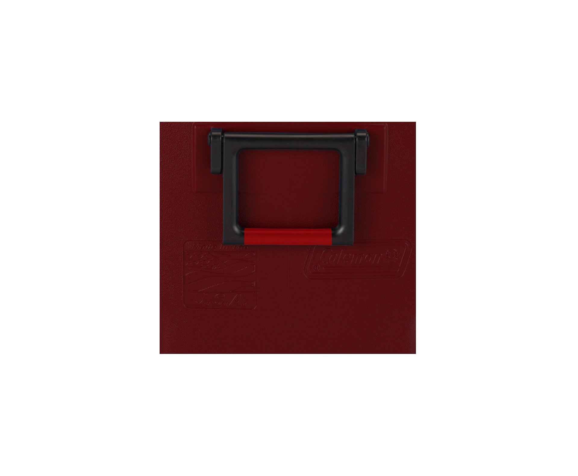 Caixa Térmica Coleman 62qt/58l Xtreme 5 Wheeled Cooler Bordô Com Rodas