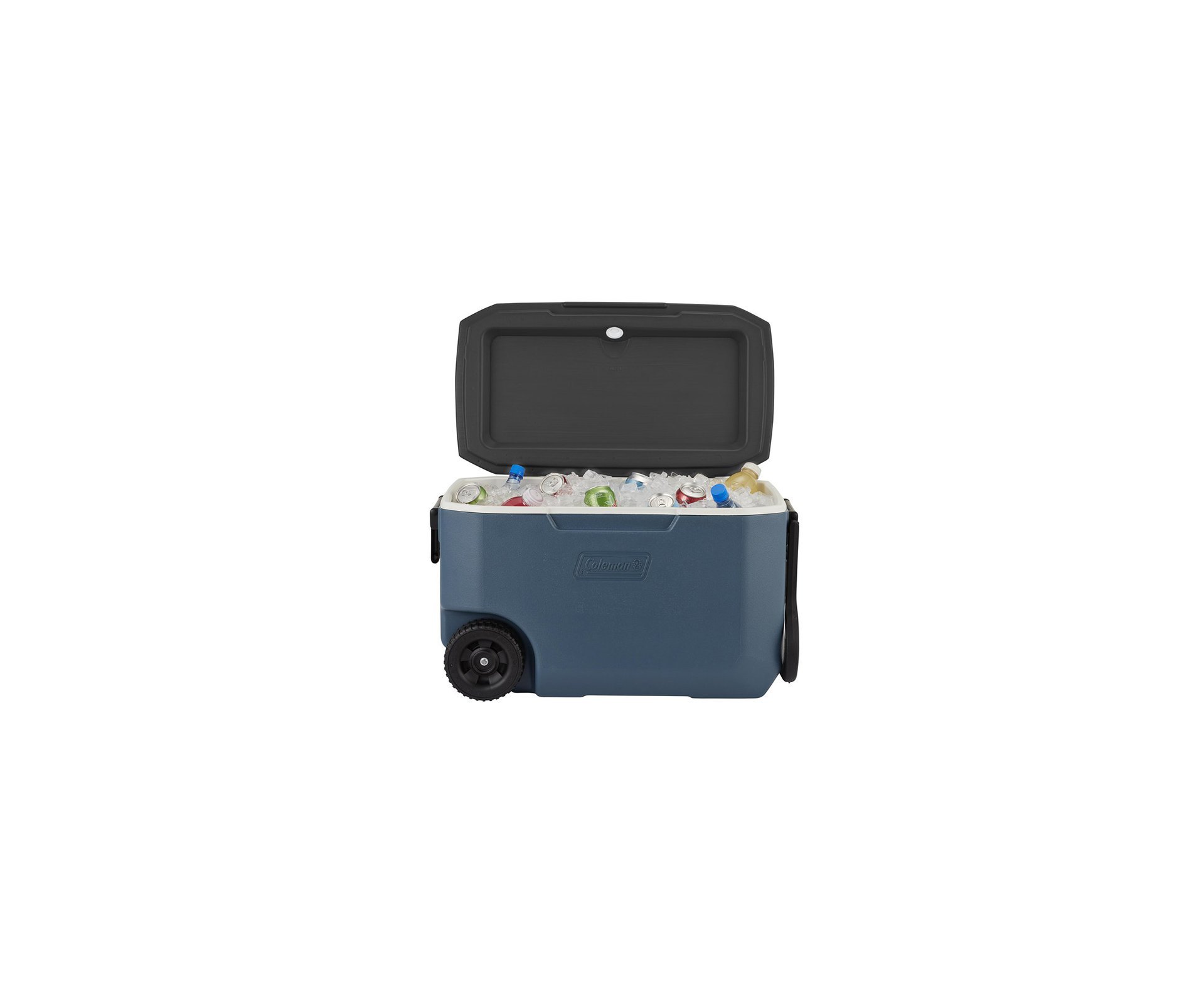 Caixa Térmica Coleman 62qt/58l Xtreme 5 Wheeled Cooler Azul Com Rodas
