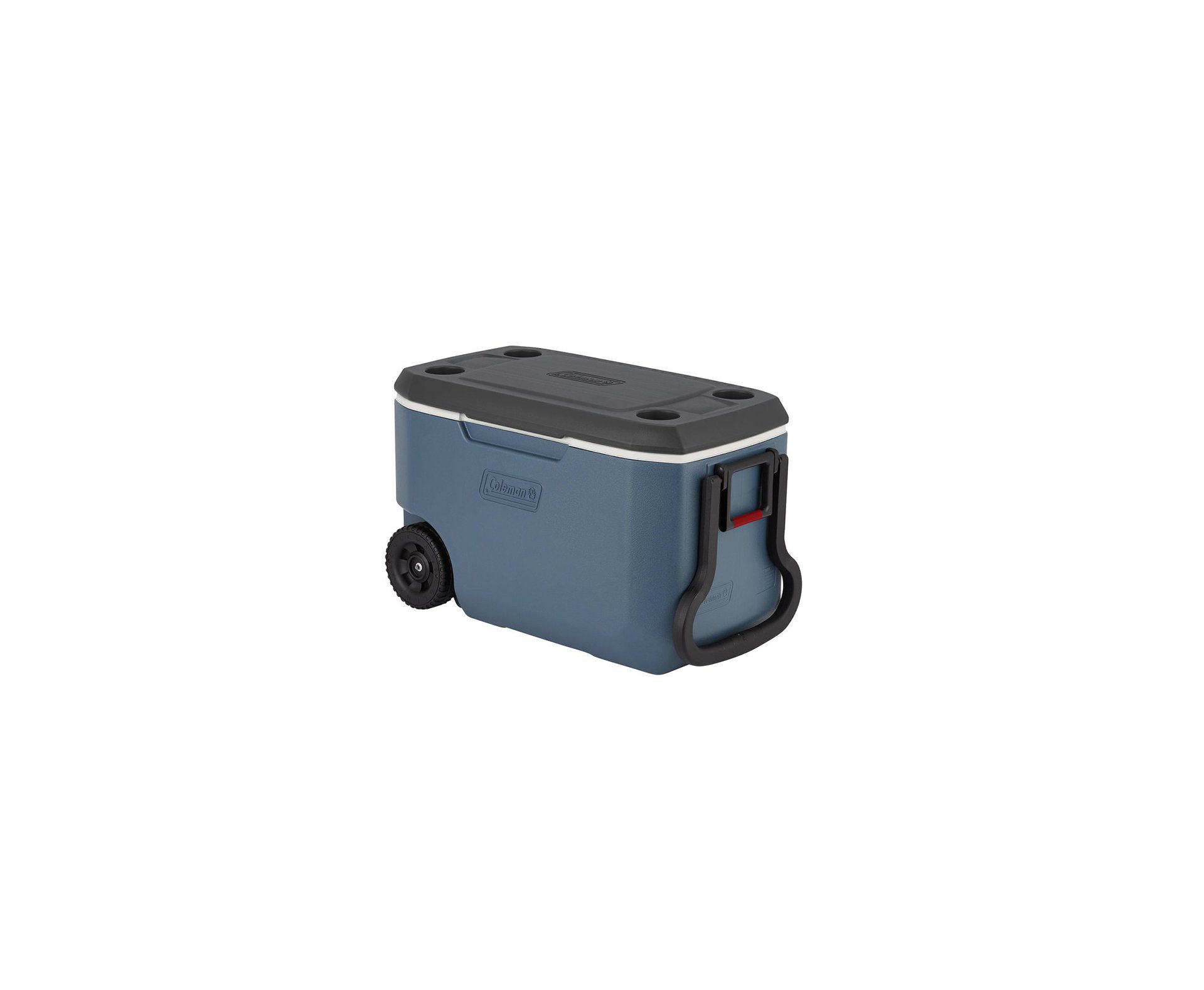 Caixa Térmica Coleman 62qt/58l Xtreme 5 Wheeled Cooler Azul Com Rodas