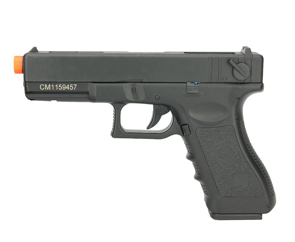 Pistola De Airsoft Elétrica Cyma Cm030s Com Mosfet E Lipo 6mm
