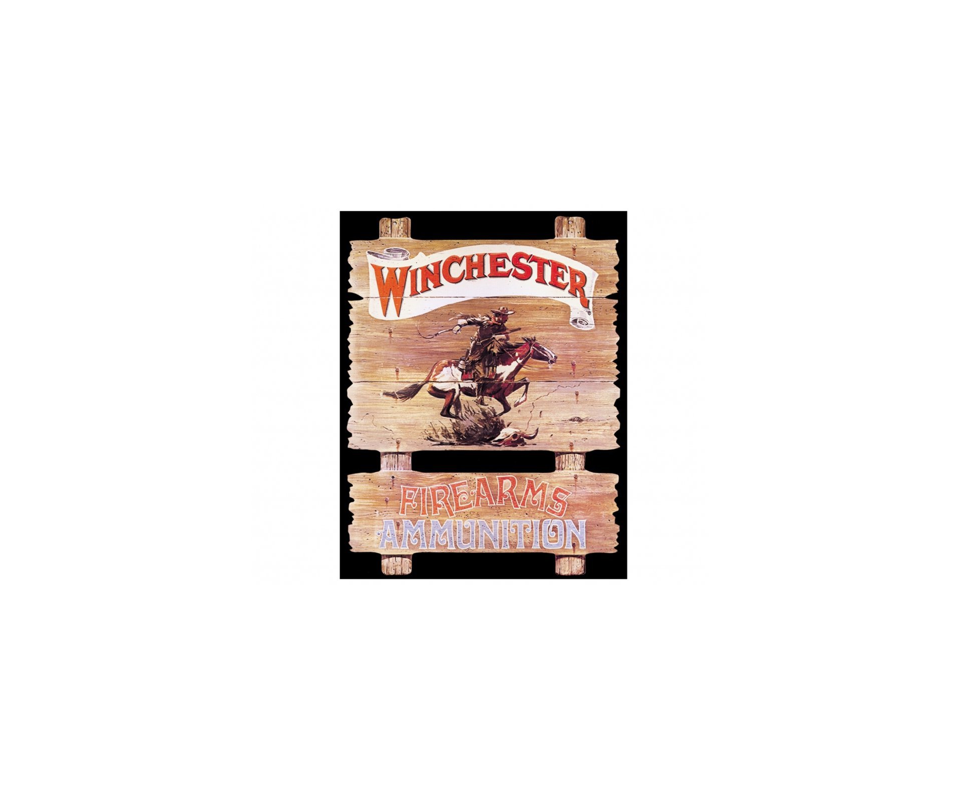 Placa Metálica Decorativa Winchester Firearms - Rossi