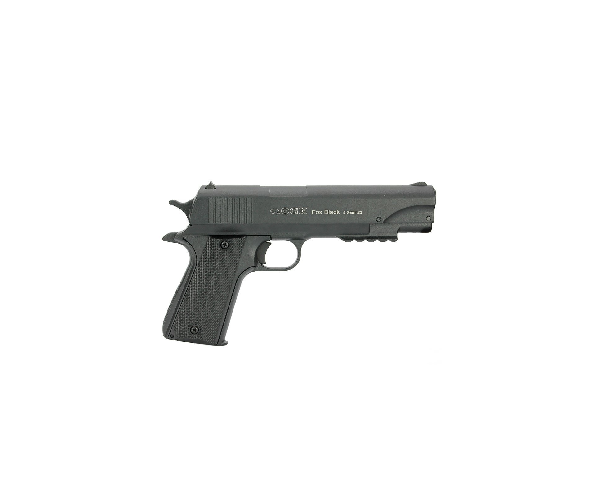 Pistola De Pressão Fox Black Multi Pump Cal 5,5mm Qgk By Spa