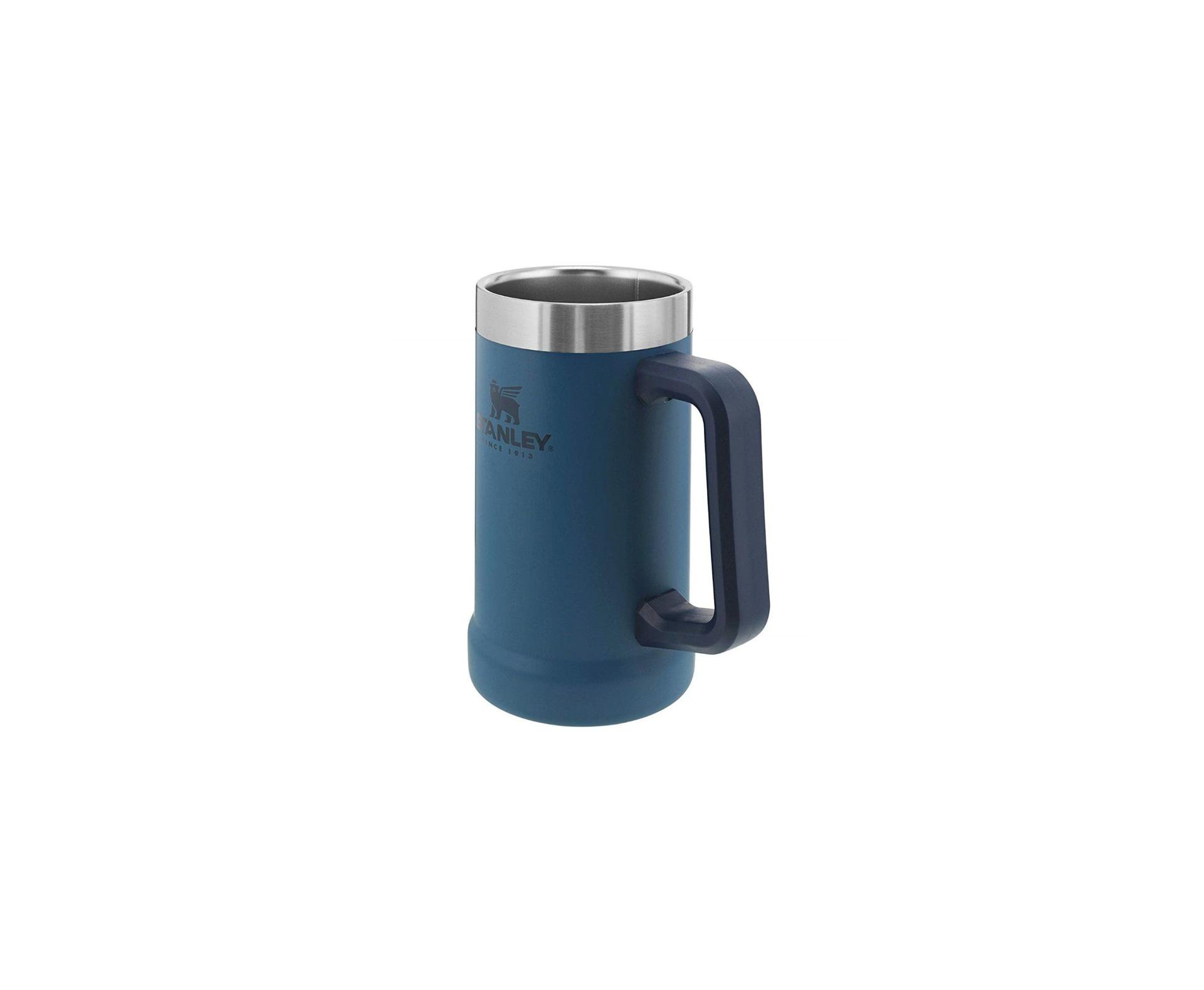Caneca Térmica De Cerveja Stanley Classic 709 Ml Azul Abyss