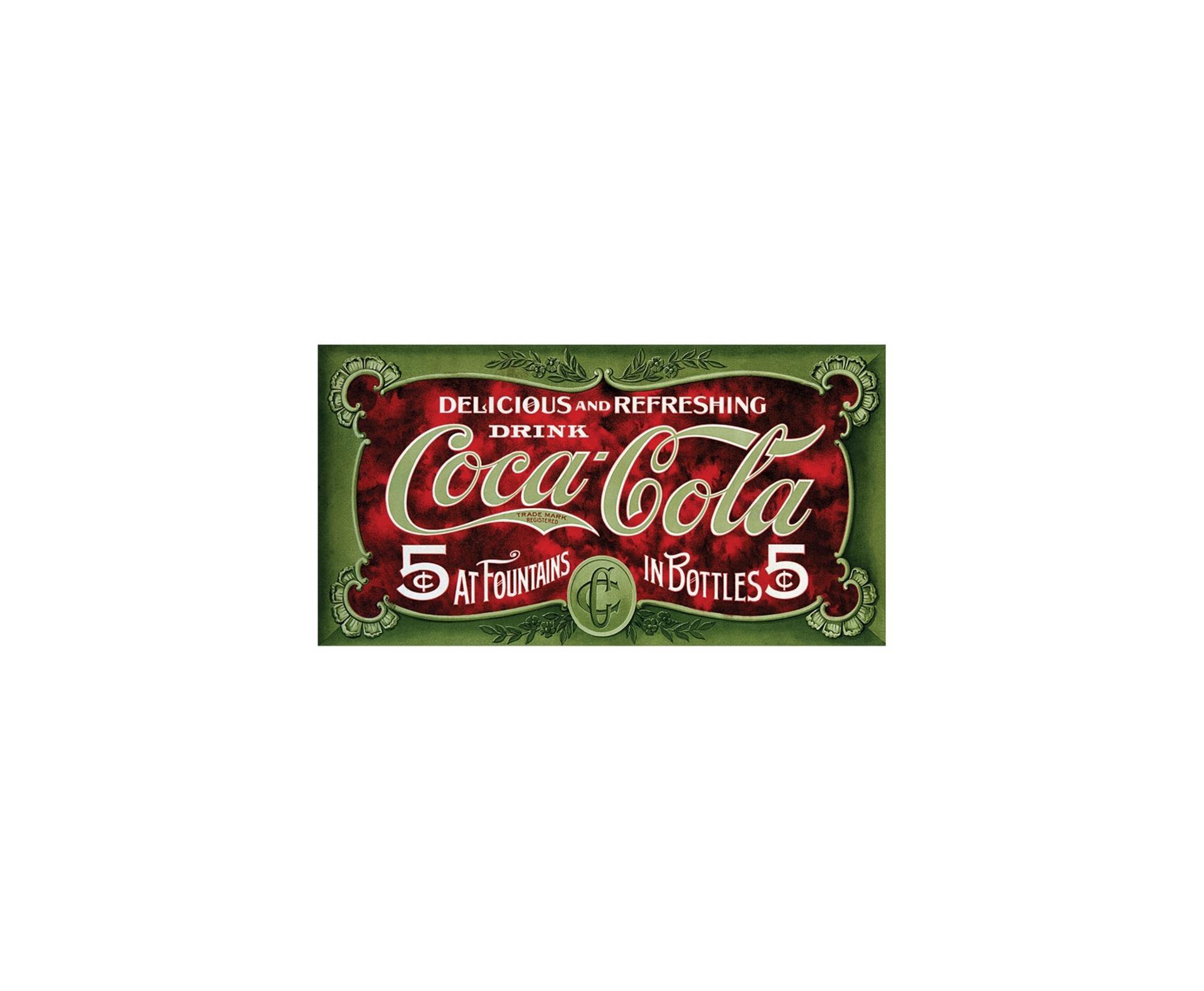 Placa Metálica Decorativa Coke 5 Dollars - Rossi