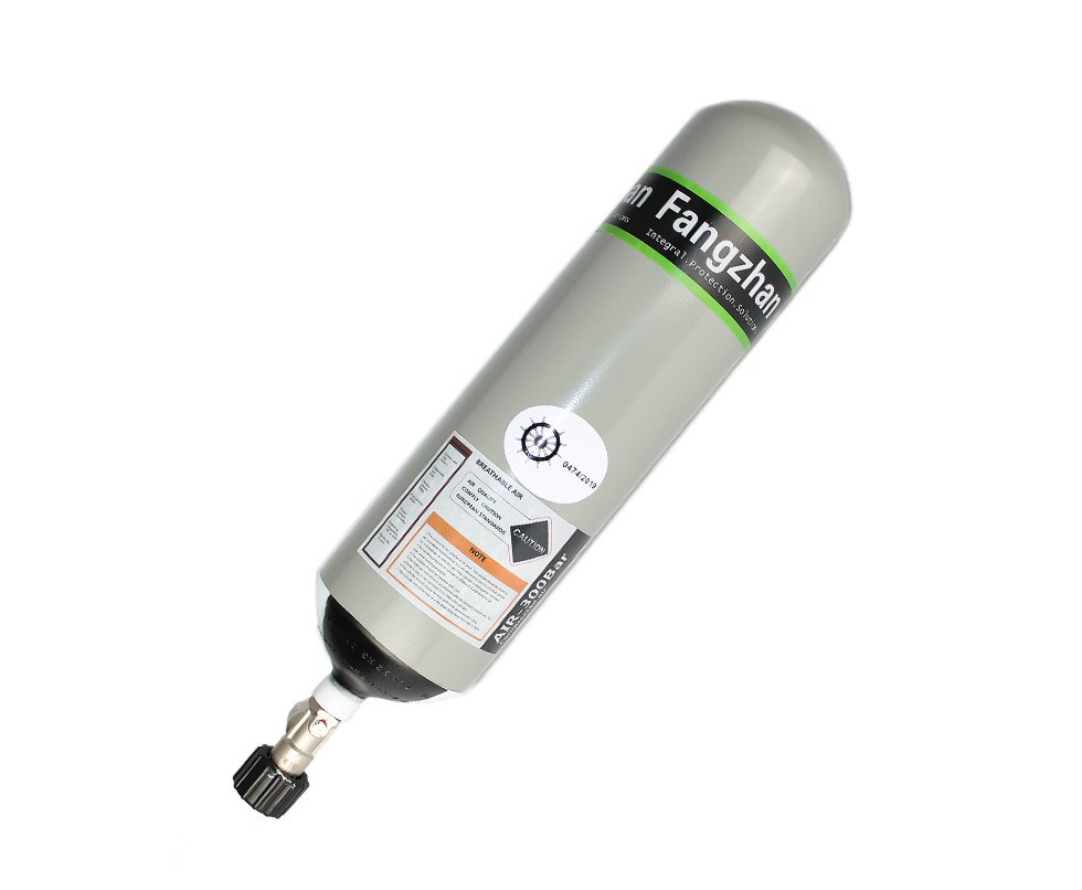 Cilindro De Aço Scuba 6 Litros Com Torneira 300 Bar - Fangzhan