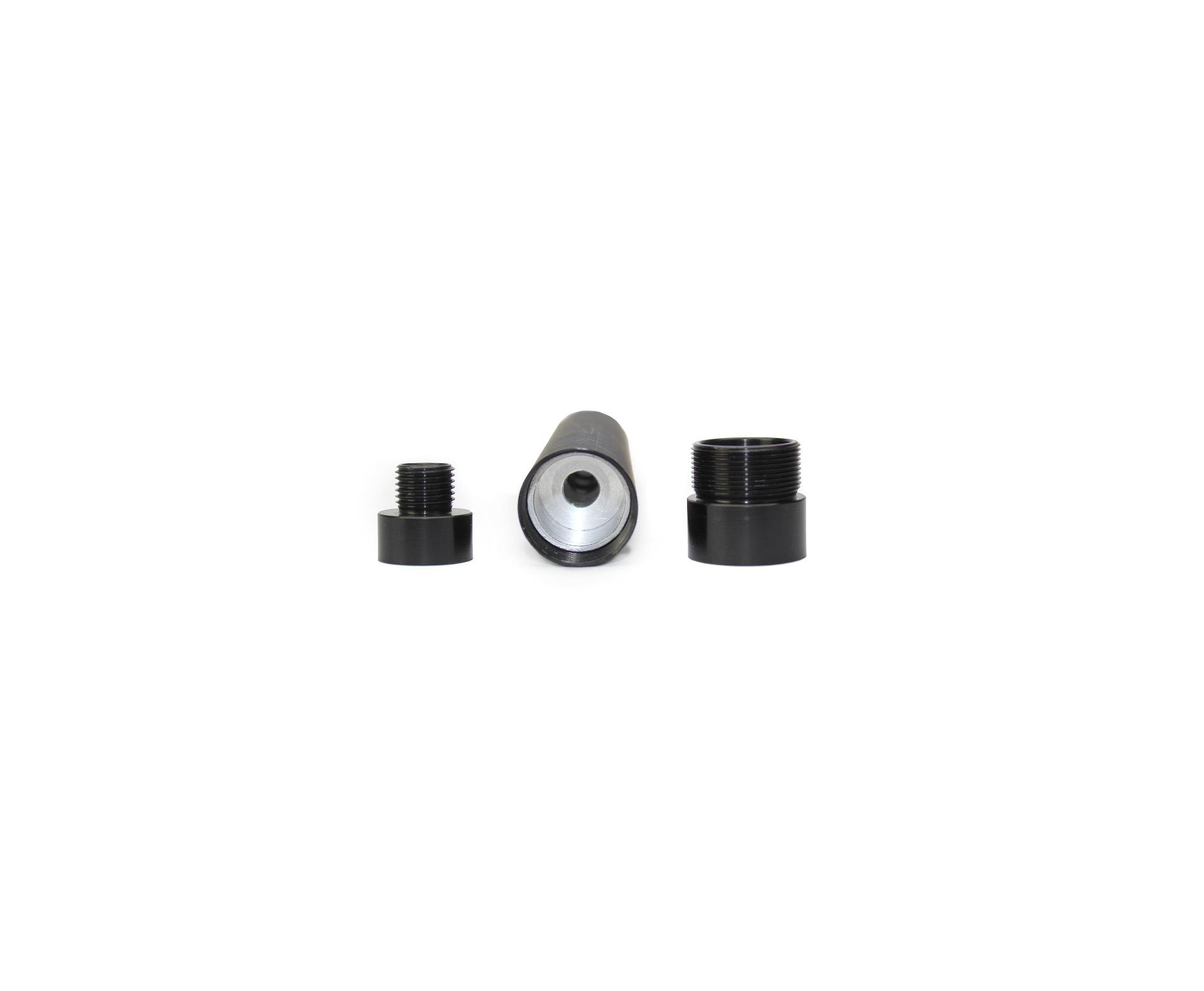 Muzzle Supressor 05 Câmeras Para Carabina Pressão 5.5 E 6.35 Rosca  ½” Unf 20 Fpp E M10 - QuickShot