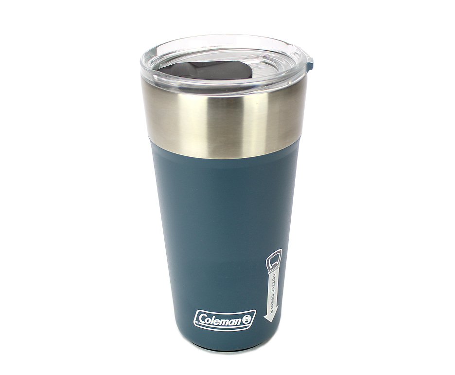 Copo Termico De Cerveja Azul Petróleo Com Tampa Inox 0.591l - Coleman