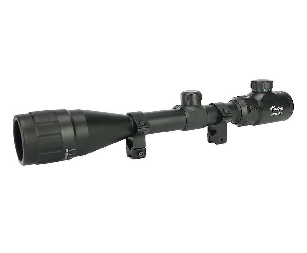 Luneta 4-16x40 Retículo Iluminado Mil Dot E Paralax Mount 11mm - Quickshot