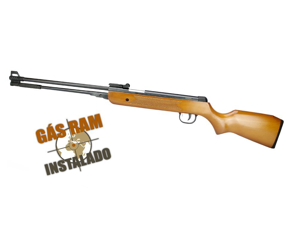 Carabina De Pressão Under-b Wf600 Power Cal 5,5mm Wood Gas Ram 50kg - Qgk Spa
