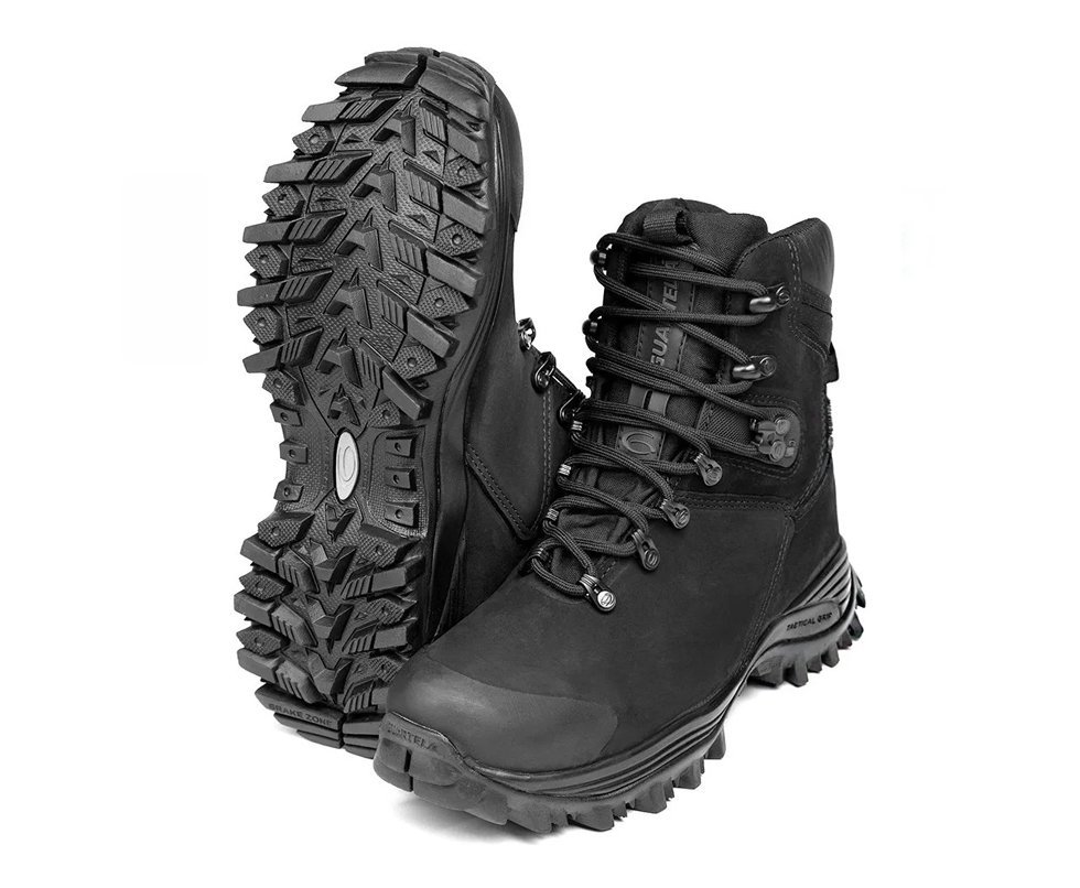 Bota Tatica Cano Medio Guartela Attack Tractor - Preto