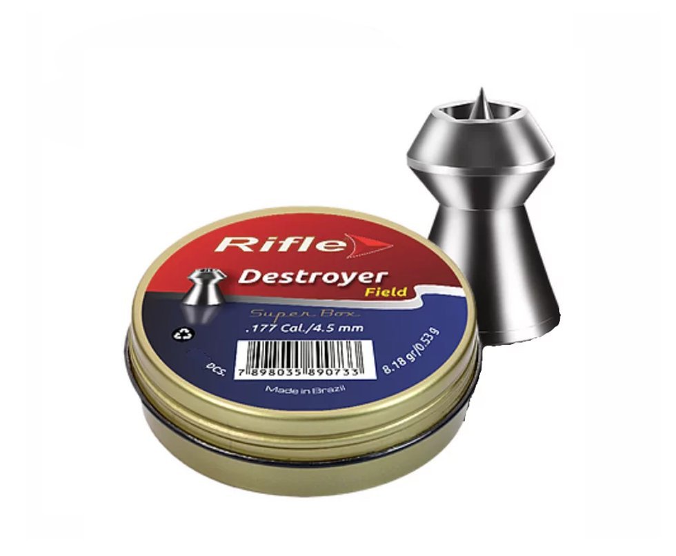 Chumbinho Rifle Field Destroyer 4,5mm Com 250 Und