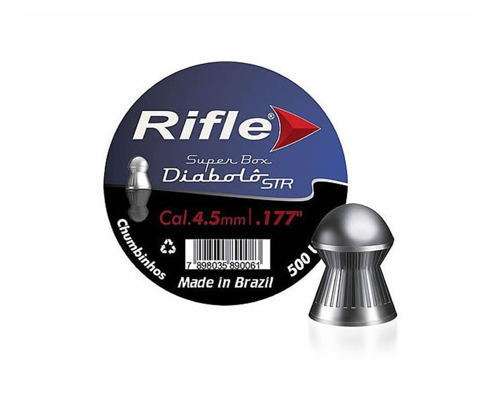 Chumbinho Rifle Str Super Box 4,5mm - 500 Uni.