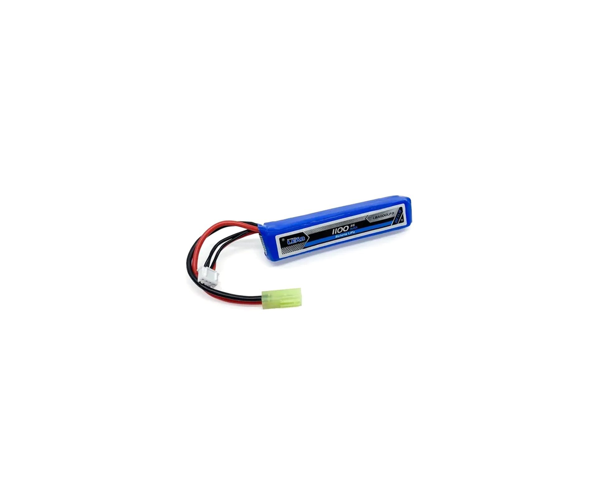 Bateria Para Airsoft Lipo 11.1v/3s - 1100mah - 20c/40c - Leão