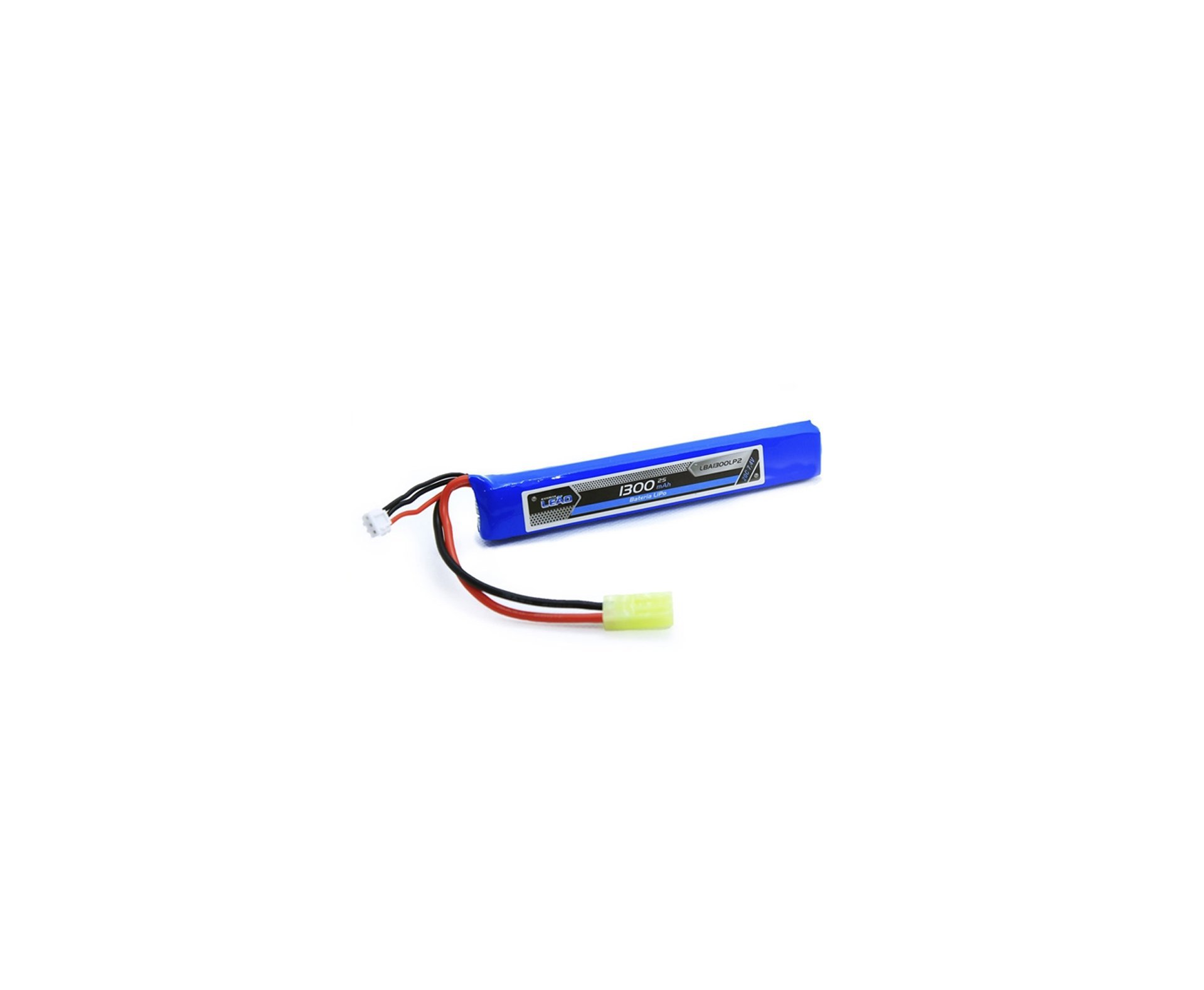 Bateria Para Airsoft Lipo 7.4v/2s - 1300mah - 20c/40c - Leão