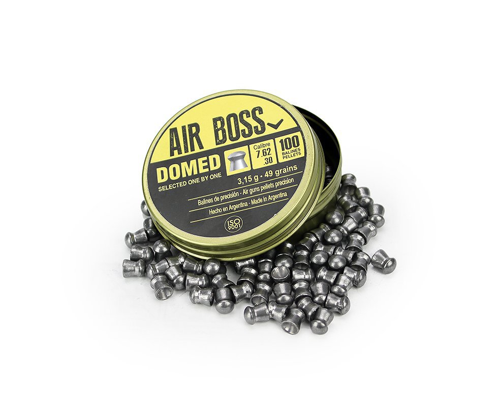Chumbinho Air Boss Domed 7.62mm Com 100und Micro Balanceado