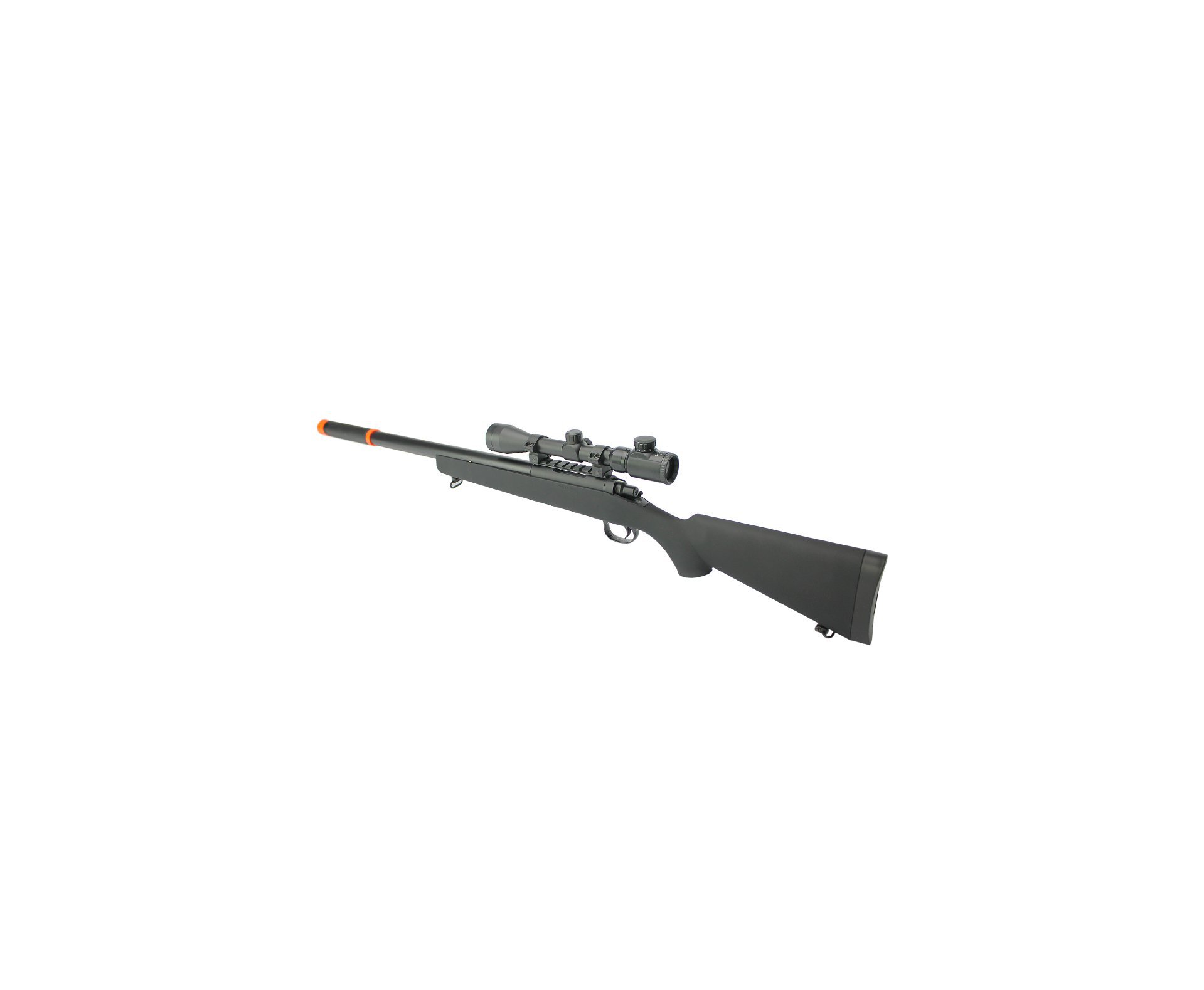 Rifle De Airsoft Sniper Bar-10 Vsr10 Cal 6mm Com Luneta 3-9x40 Jing Gong