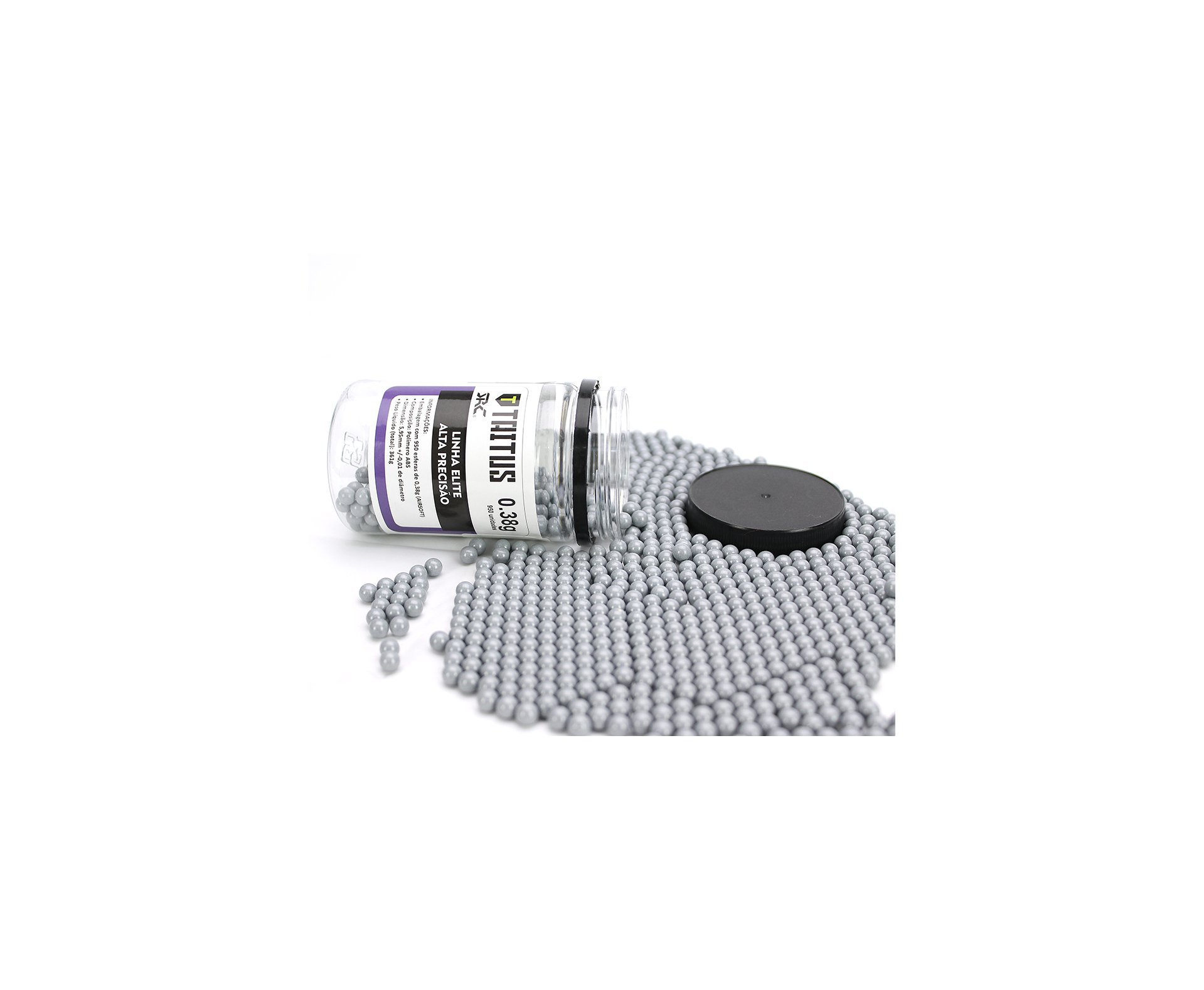 Esfera Munição Bbs Sniper 0,38g Linha Elite Src Com 950 Unds