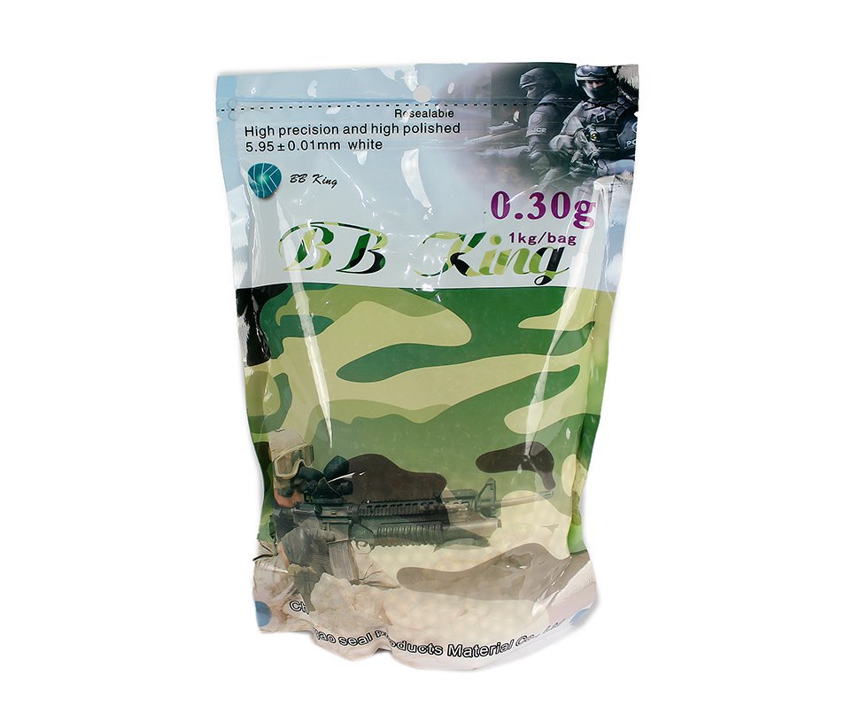 Esfera Munição Bbs 0,30g Bb King Cal 6mm 1kg 3333 Esferas