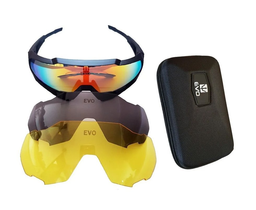 óculos De Proteção Tático Hexa Preto Evo - G111bk