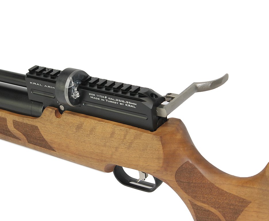 Carabina PCP KRAL Puncher Madera 6,35mm - 24 Julios 