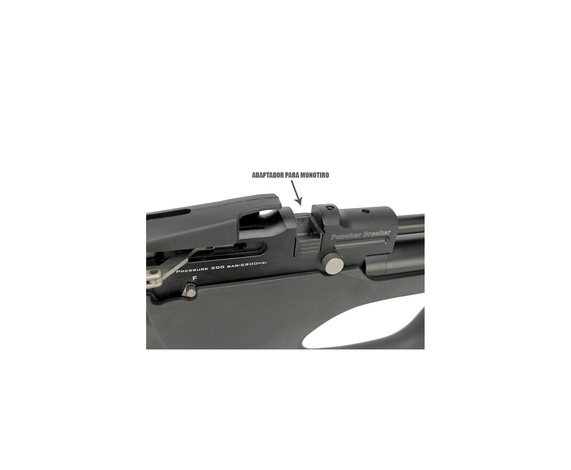 Carabina De Pressão Pcp Puncher Breaker S Silent Bullpup 12 Tiros 5.5mm Kral Arms