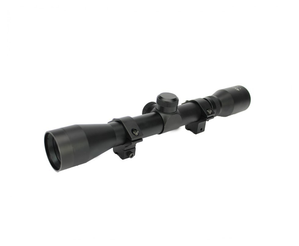 Luneta Alumino 4x32 Com Suporte Mount Para Trilho 11mm - Mdc