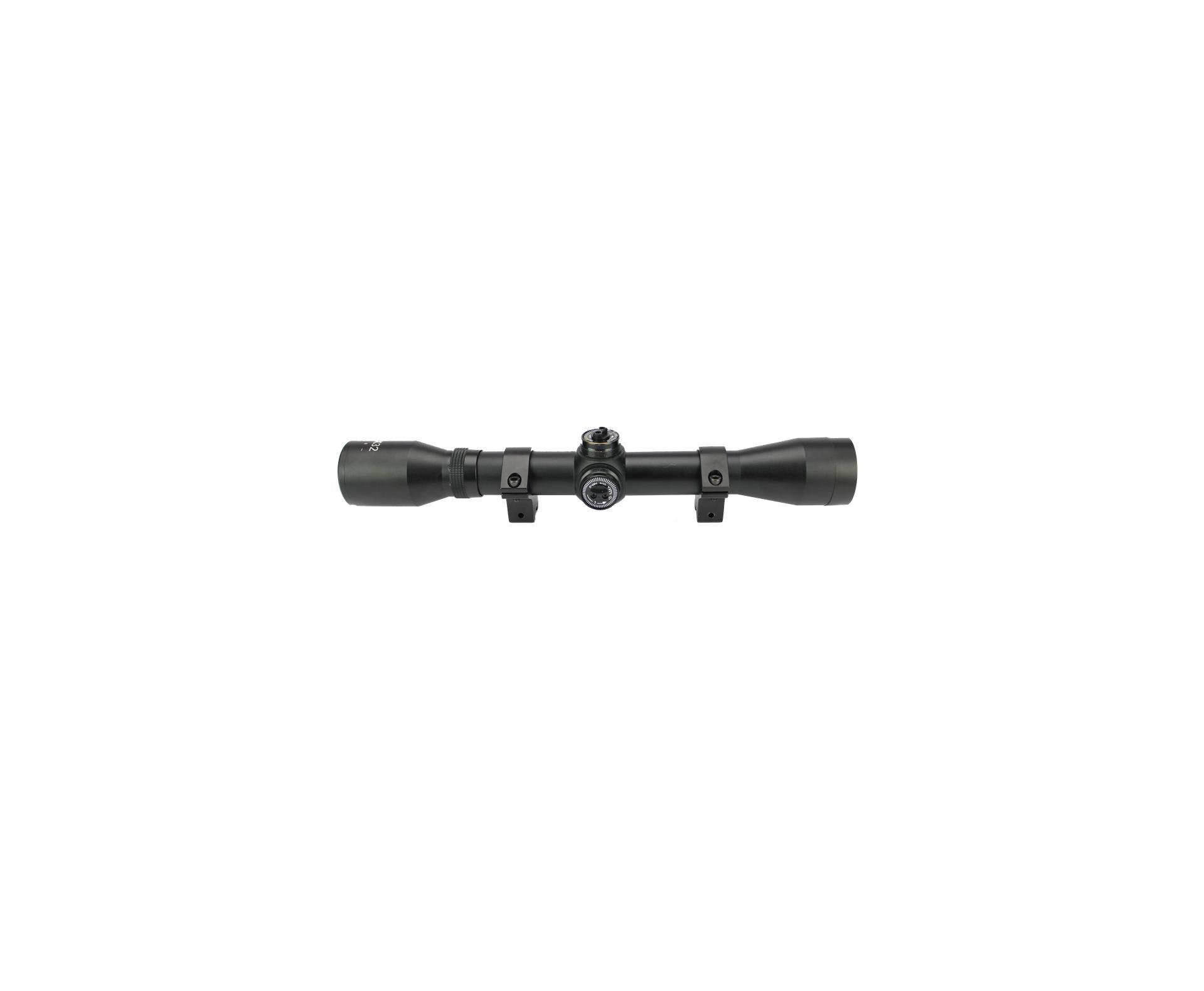 Luneta Alumino 4x32 Com Suporte Mount Para Trilho 11mm - Mdc