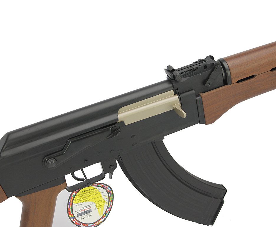 Rifle De Airsoft G&g Ak47 Cm Rk47 Aeg Imitation Wood Cal 6mm
