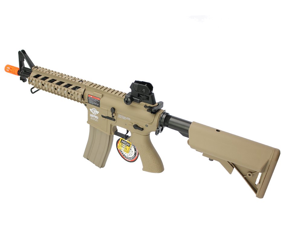 Rifle de Airsoft M4 CM16 Raider Curto Mod Dst AEG Cal 6,0mm G&g