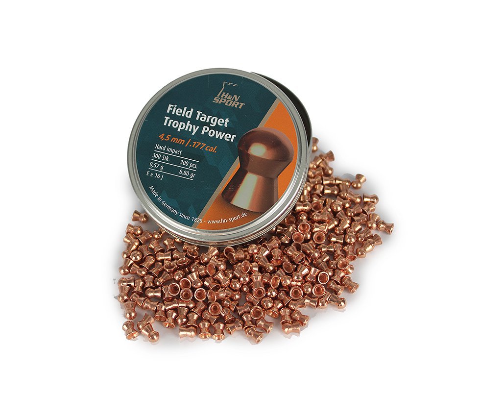 Chumbinho H&n Field Target Trophy Power 4.5mm 300unds