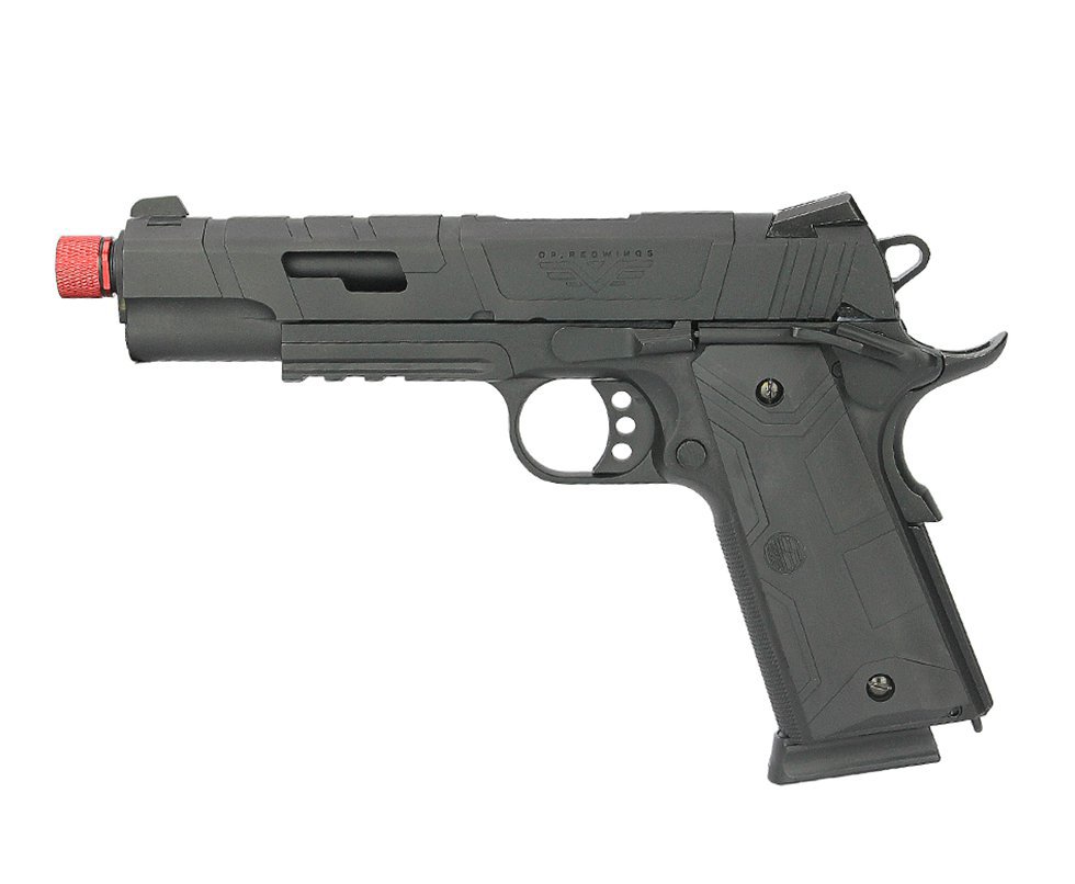 Pistola De Airsoft Gbb Redwings 1911 Blowback Neptune Rossi Cal 6mm