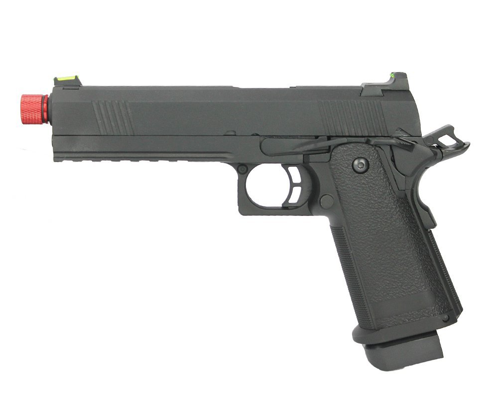 Pistola De Airsoft Gbb 1911 Black Devil 5.1 Blowback Neptune Rossi 6mm