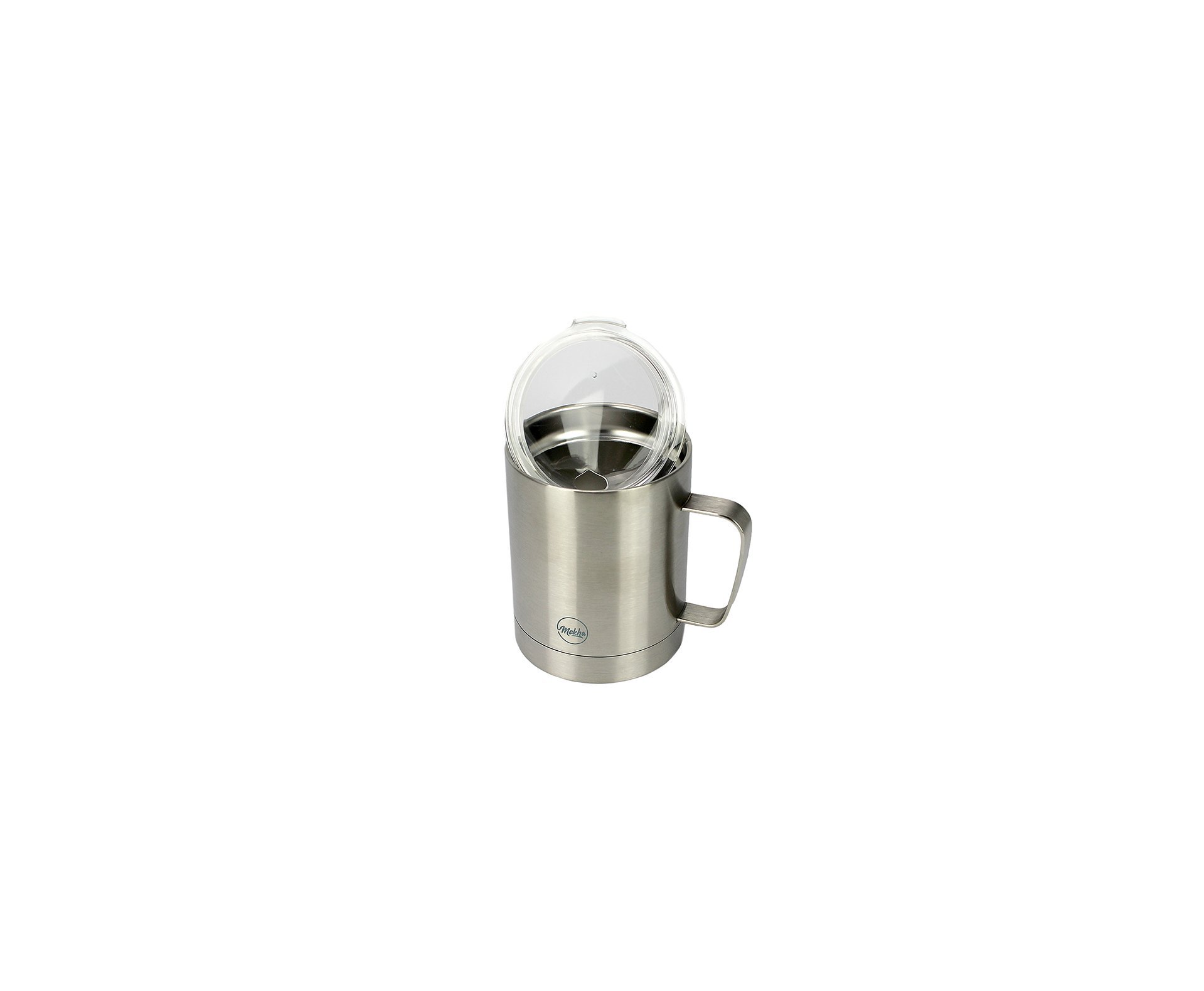 Caneca Térmica Mugy Inox 300ml Silver Cerveja Chopp Café - Mokha