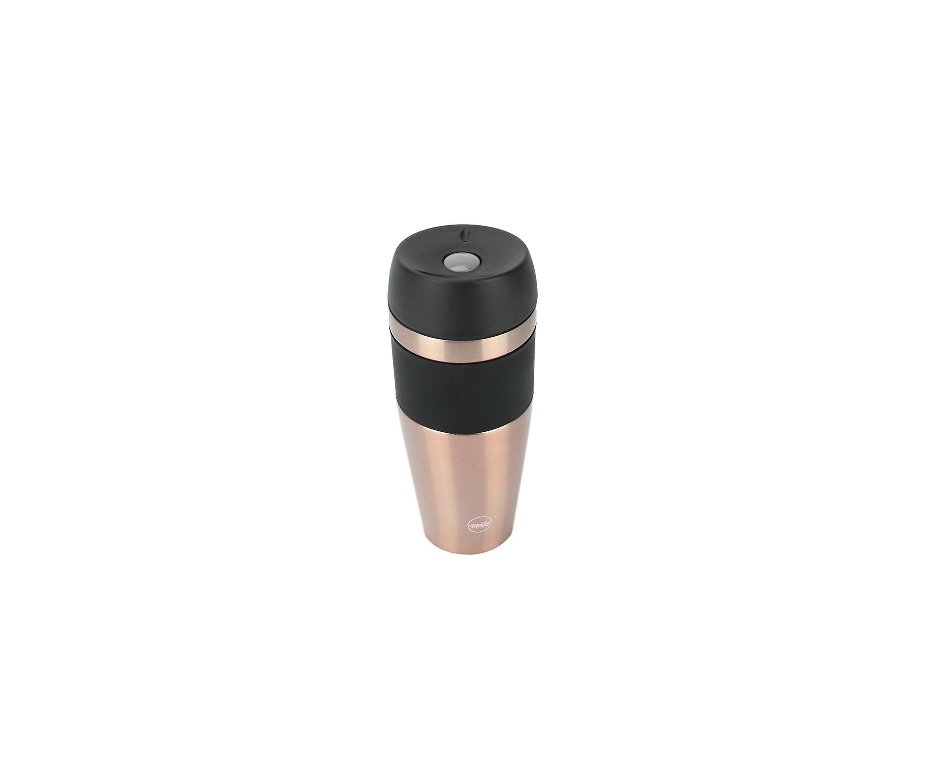 Copo Térmico Rub Inox 450ml Com Tampa Rose Gold - Mokha