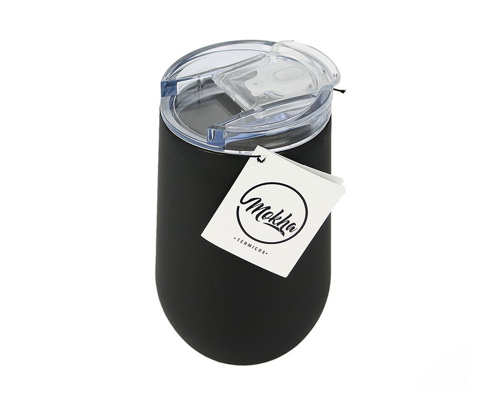 Copo Térmico Belli Inox 450ml Cerveja Chopp Drink Preto - Mokha