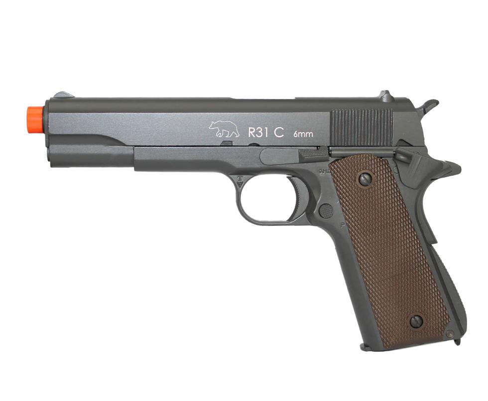 Pistola De Airsoft Gas Gbb M1911 A1 Full Metal Blowback Army Armament 6,0mm